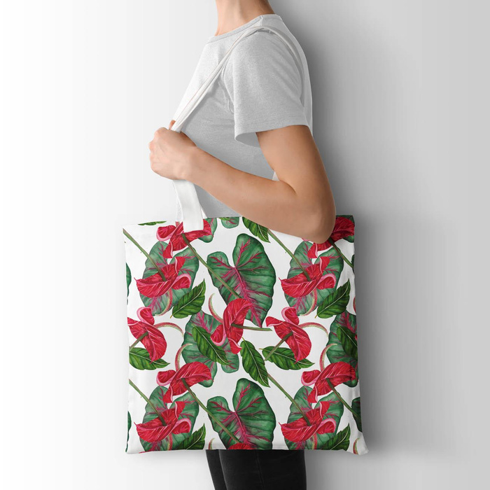 ANTHURIUM - Baumwoll Musselin