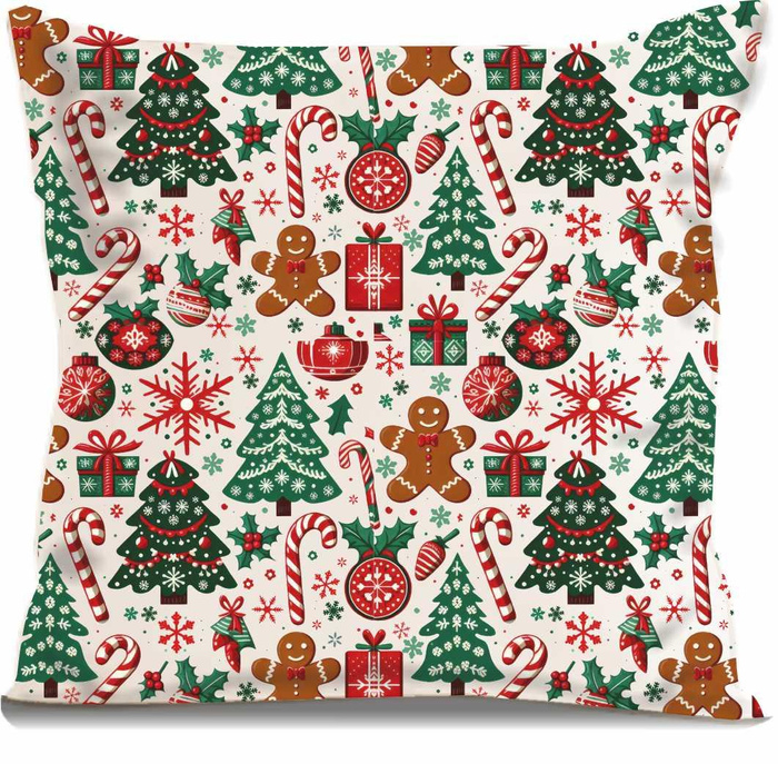 HAPPY CHRISTMAS WZ. 8 - teplákovina počesaná s elastanem ITY