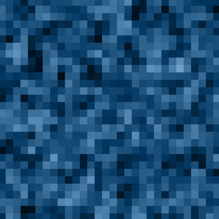 PIXEL MS.2 / cyanic - Baumwoll Webware