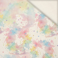 PASTEL BLOTS - Slub Weave
