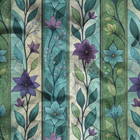 Stained Glass wz. 30 - Baumwoll Musselin