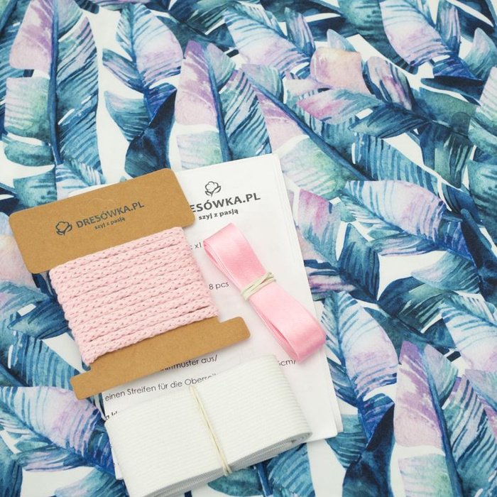 Damen Badeshorts - AQUARELL BLÄTTER M