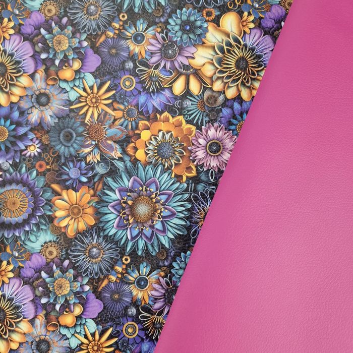 FUCHSIE - matt Kunstleder