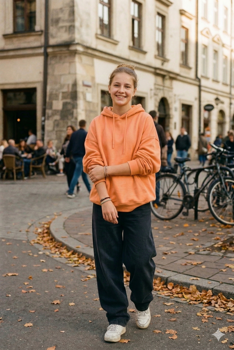 French Terry mit Elasthan - PAPAYA ORANGE (D-108)