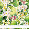 TUTTI FRUTTI WZ. 41 / lime cream - Hydrofobowa dzianina drapana