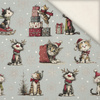 CHRISTMAS PETS WZ. 3 - Linen 100%