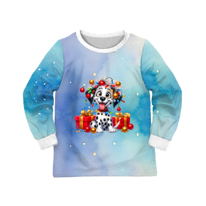 CHILDREN'S PAJAMAS " MIKI" - Christmas animal wz. 4 - sewing set (134/140)