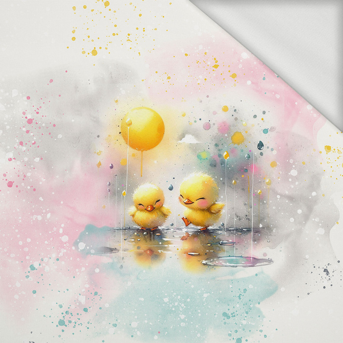 DUCKIE RAIN WZ. 3 - panel (60cm x 50cm) teplákovina