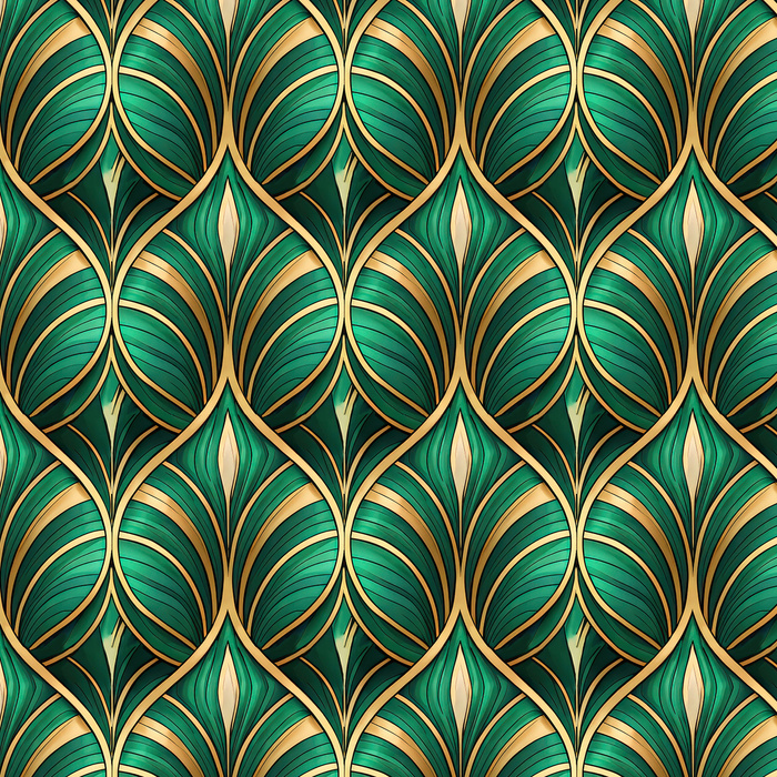 Stained Garden wz. 6 - lycra 300g