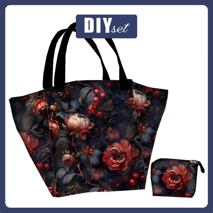 XL Tasche mit Utensilientasche 2 in 1 - GOTHIC wz.1 - Nähset