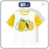 KINDER T-SHIRT - ZITRONE - Single Jersey (128/134)