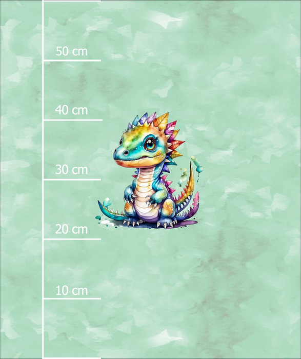 CUTE DINO VZ. 2 - panel (60cm x 50cm) teplákovina