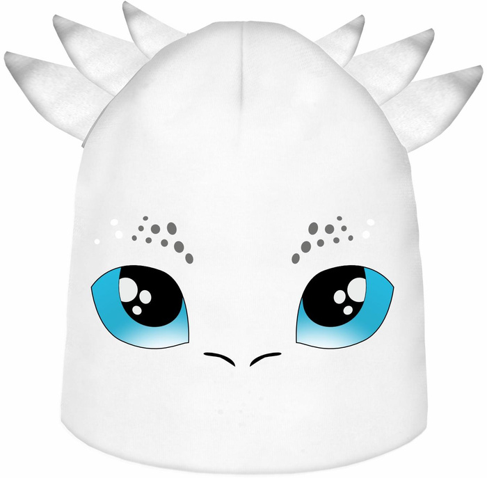 DĚTSKÁ ČEPICE A ŠATKA (DINO) - WHITE DRAGON 51-54