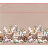 SHOPPER TASCHE - HAPPY EASTER / Becher - Panama 220g Webware - Nähset