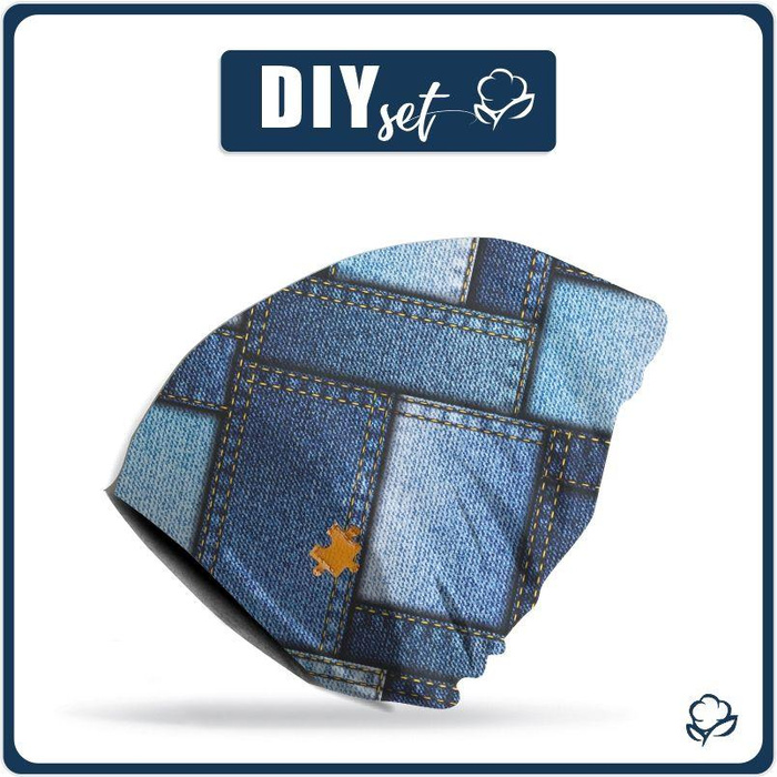 "Beanie" Mütze - JEANS FLICKEN / dunkelblau 57-59