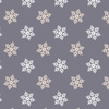 SNOWFLAKES pat. 5 (WINTER TIME) / grey - brushed knitwear with elastane ITY