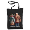 SHOPPERKA - DZIADKOWIE / together forever - tkanina wodoodporna - zestaw do uszycia