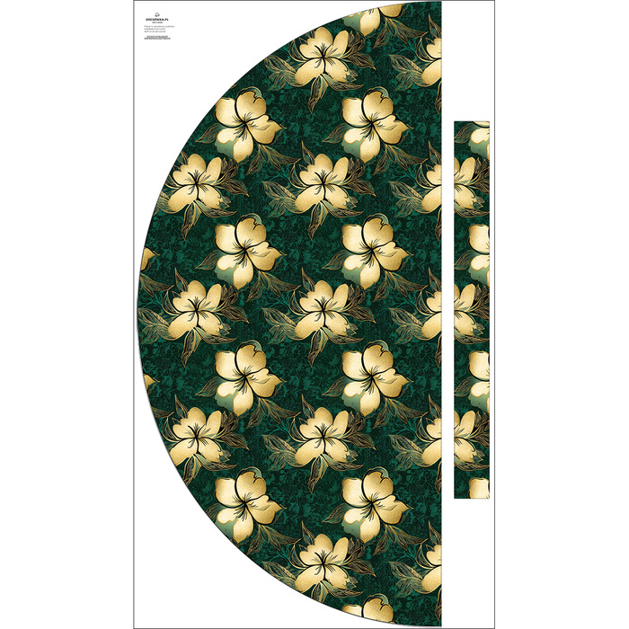 Panel kalhot "MAXI" - krep - FLOWERS WZ. 75