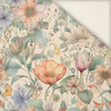 PASTEL FLOWERS WZ.12- Slub Weave