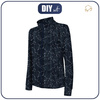 DZIECIĘCA BLUZA SPORTOWA (MAX) - KONSTELACJE wz. 2 (GALAKTYCZNE ZWIERZĘTA) / navy - dzianina funkcyjna (158/164)
