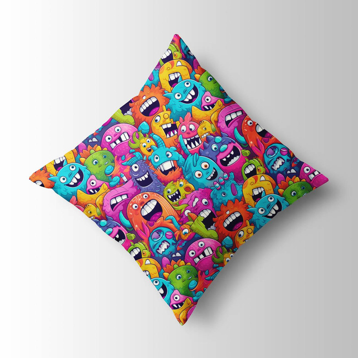 CRAZY MONSTERS PAT. 4 - looped knit fabric