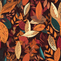 AUTUMN TIME WZ. 3- Welur tapicerski