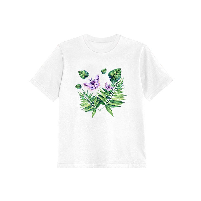 2-PACK - T-SHIRT DZIECIĘCY - LIŚCIE I OWADY - ZESTAW DO USZYCIA (152/158)