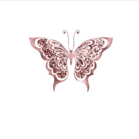 SCHMETERLING M.4 (GLITTER SCHMETTERLINGE) - Paneel 75cm x 80cm