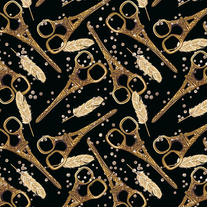 PARISIAN SCISSORS - single jersey