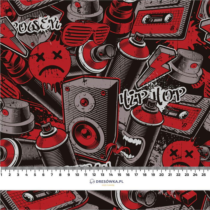 STREET STYLE PATTERN NO. 4 - looped knit fabric with elastane