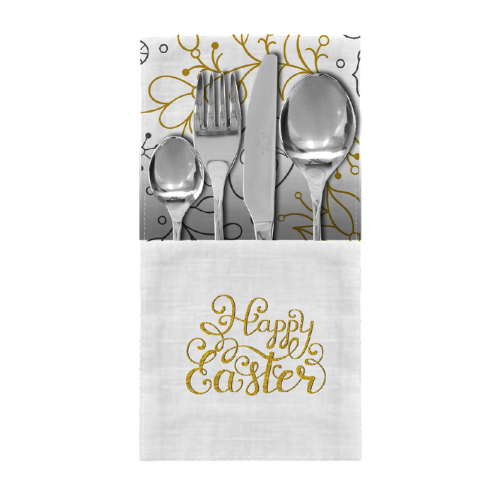 SERVIETTEN UND TISCHLÄUFER -  HAPPY EASTER - Nähset