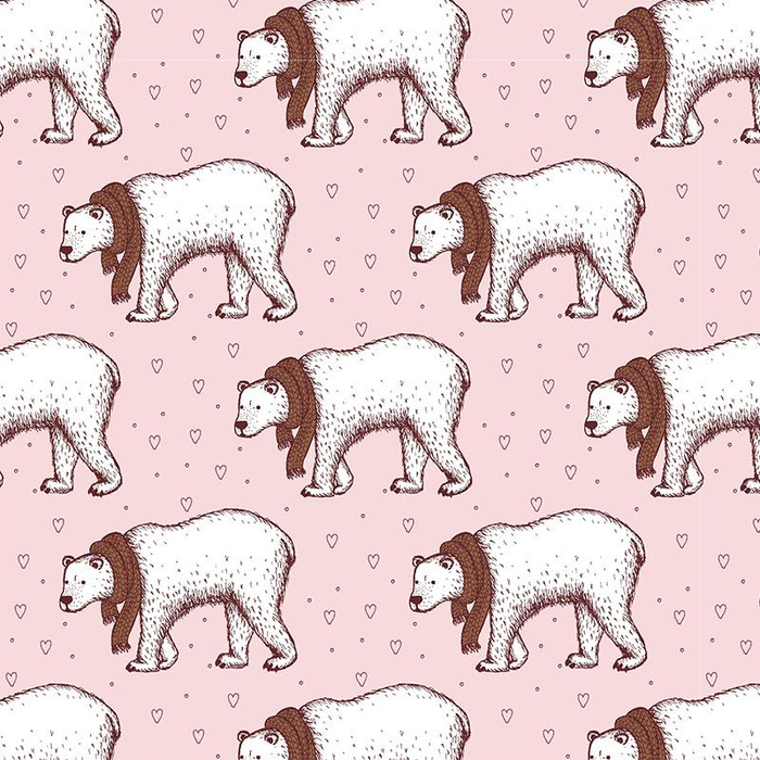 POLAR BEARS - looped knit SP250