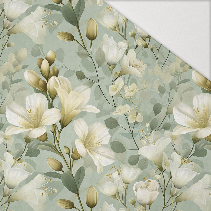 FLOWERS WZ.57 - Hydrophobic brushed knit