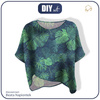ZWIEWNA BLUZKA OVERSIZE "ELENA" - MONSTERA 2.0 / navy - zestaw do uszycia