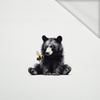 BEAR WZ. 2 - panel (60cm x 50cm) Sommersweat
