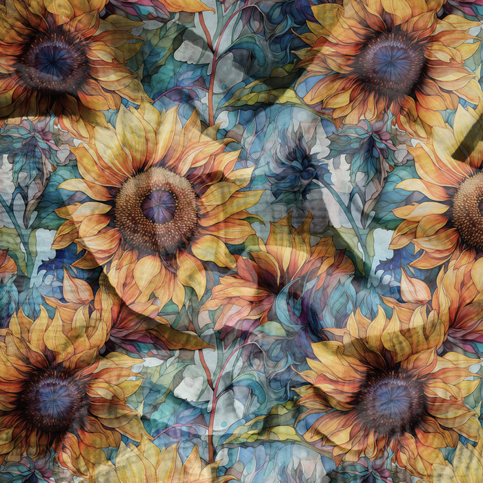 Sunflowers wz. 5 - Mušelín bavlněný