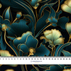 AUTUMN FLOWERS WZ.10- Slub Weave