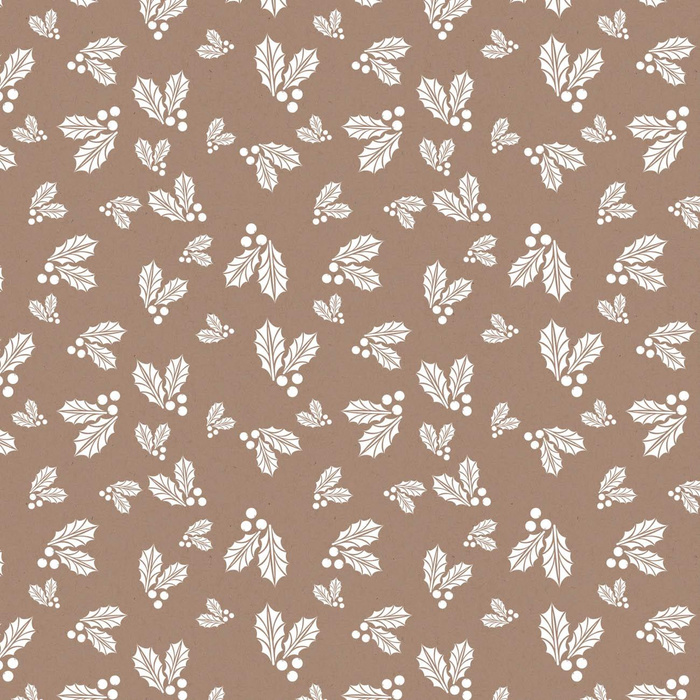 HOLLY (WHITE CHRISTMAS) - Waterproof woven fabric