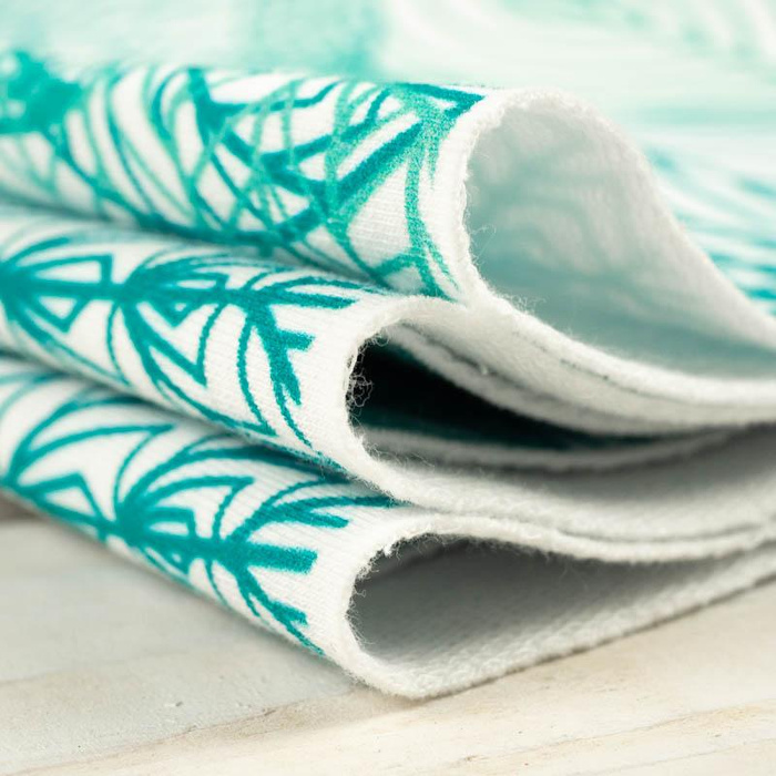 LEAVES  - looped knit fabric