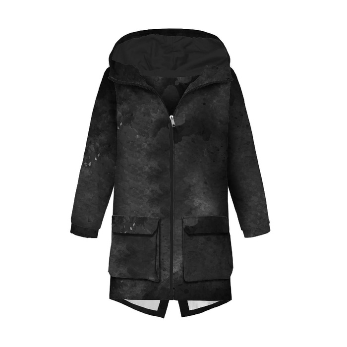 PÁNSKÁ BUNDA PARKA (TOM) - BLACK SPECKS - Sada šití XXL
