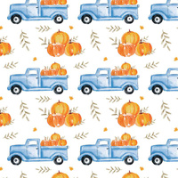 DYNIE NA WOZIE / LIŚCIE (DYNIOWY OGRÓDEK)