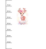 BABY DEER - panel (75cm x 80cm) SINGLE JERSEY