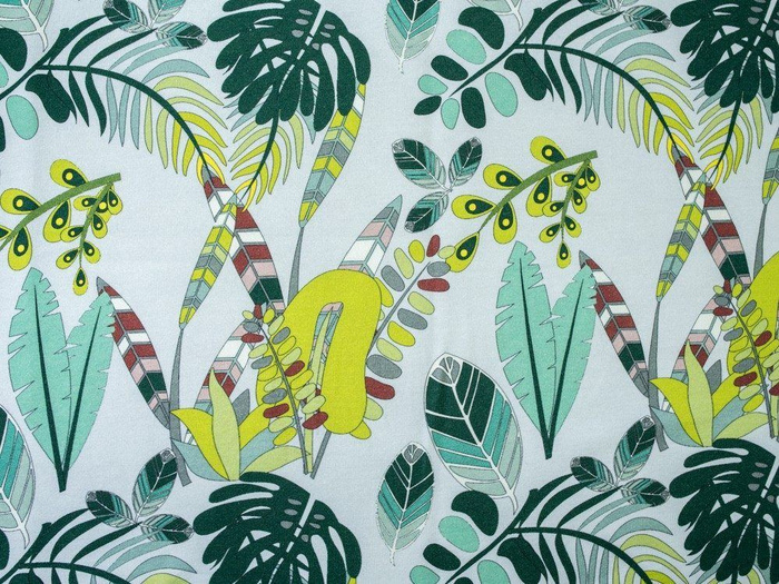 LIŚCIE - single jersey z elastanem TE210