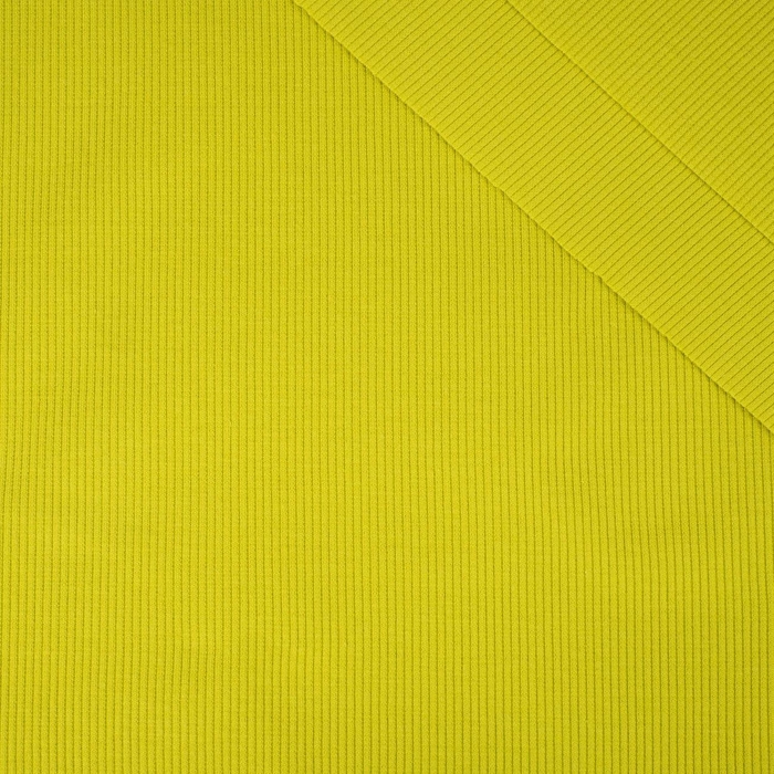 Rib Jersey fabric Unicolour - LIMON (D-109)