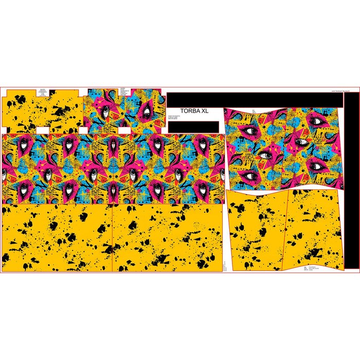 Torba XL z saszetką 2 w 1 - EYES WZ.2 - zestaw do uszycia