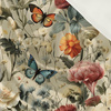 Butterfly & Flowers wz.9 - Satin