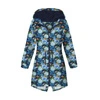 MINI EISVÖGEL UND FLIEDER (EISVÖGEL AUF DER WIESE) / navy - Softshell