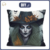 POLŠTÁŘ 45x45 - WITCH - Potahový velur - Sada šití