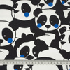 PANDAS / classic blue - Baumwoll Webware