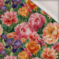 FLOWERS WZ. 73 - Wintersweat angeraut mit Elastan ITY